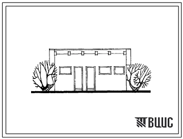 Типовой проект 196-000-25 Хозяйственная постройка для строительства на садовых летних участках.Для строительства в III климатическом районе.