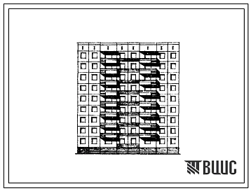 Типовой проект 97-055с/1 Блок-секция девятиэтажная 36 квартирная рядовая (однокомнатных 1Б — 1, двухкомнатных 2Б — 17, трехкомнатных 3Б — 18). Для строительства в IА климатическом подрайоне сейсмичностью 8 баллов.