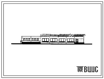 Типовой проект 272-12-79п.86. Унифицированное здание магазина "Хозяйственные товары" торговой площадью 650 кв.м.