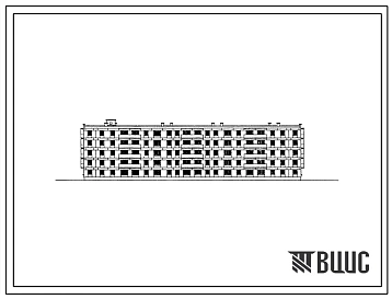 Типовой проект 1-439А-33 Пятиэтажный четырехсекционный дом на 70 квартир со стенами из крупных блоков для кооперативного строительства. Для строительства во 2 и 3 строительно-климатических зонах.