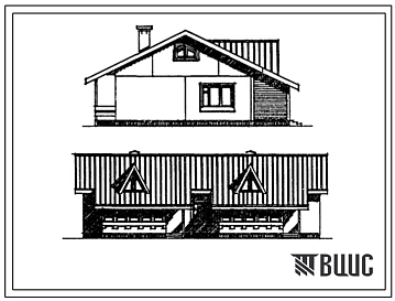 Типовой проект 181-97-212.84 1-этажный 2-квартирный 2-комнатный жилой дом. Для строительства в 1В климатическом подрайоне.