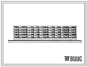 Типовой проект 1-318-32/66 Пятиэтажный шестисекционный кирпичный жилой дом на 85 квартир.