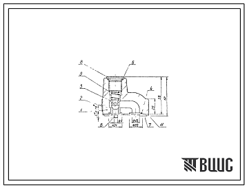 Шифр КОС103-00 Клапан обратный КОС103-00