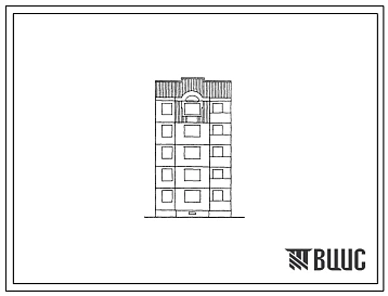 Типовой проект 90-0165.23.87 Компоновочный объемно-планировочный элемент 5 этажный 5.8Л (для Владимирской области)