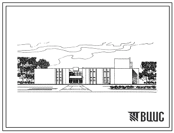 Типовой проект 264-12-142 Сельский дом культуры с залом на 400 мест, спортзалом 12х24 метров.