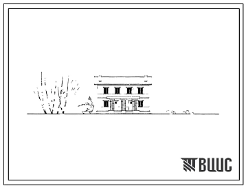 Типовой проект 1-50Б-7п Двухэтажный 2 квартирный жилой дом с квартирами в двух уровнях.