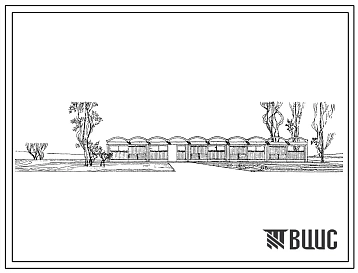 Типовой проект 310-3-8 Летние парковые павильоны секционного типа. Выставочный павильон тип АРЦ