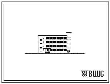 Типовой проект 232-1-33 Универсальный корпус теоретических занятий профессионально-технического училища на 480 учащихся.