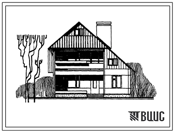 Типовой проект 181-26-85.83 Одноквартирный мансардный жилой дом с четырехкомнатной квартирой для индивидуальных застройщиков.