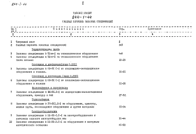 Альбом 26 Заказные спецификации