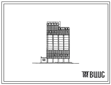Типовой проект 813-5-21.86 Склад рассыпных и гранулированных кормов вместимостью 300 т