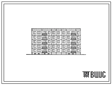 Типовой проект 83-07 Пятиэтажная блок-секция торцевая левая на 25 квартир (однокомнатных 1Б-7, двухкомнатных 2Б-13, пятикомнатных Б-5). Для строительства в 3Б климатическом подрайоне сейсмичностью 7 баллов.