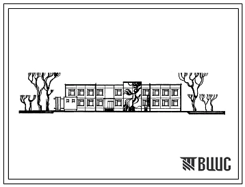 Типовой проект 211-1-25-235 Детские ясли-сад на 140 мест. Для строительства в 1В климатическом подрайоне, 2 и 3 климатических районах.