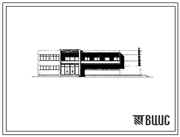 Типовой проект 282-1-109сп Дом быта на 15 рабочих мест с гостиницей на 15 мест (в конструкциях серии ИИС-04) торгового центра для поселка на 3500 жителей. Для строительства в IVА и IVГ климатических подрайонах сейсмичностью 7-8 баллов на грунтах II типа п