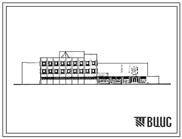 Типовой проект 262-19-19с Главный корпус дома пионеров и школьников на 150 посещений с залом на 200 мест (в конструкциях серии ИИС-04). Для строительства в IVА и IVГ климатических подрайонах сейсмичностью 7, 8 и 9 баллов.