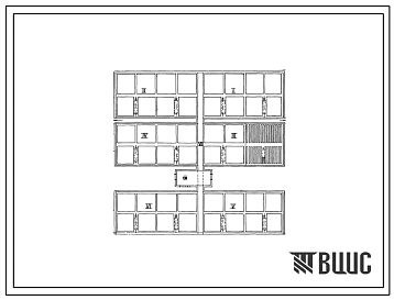 Типовой проект 810-70 Блок зимних теплиц площадью 6 га с пролетом звена 6,4 м из гнутых профилей для выращивания рассады и овощей гидропонным способом. Параметры теплоносителя 130-70 0С (для строительства в южных районах СССР)
