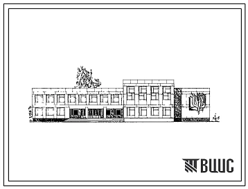 Типовой проект 223-1-544.87 Школа на 11 классов (422 учащихся) со стенами из крупных легкобетонных блоков