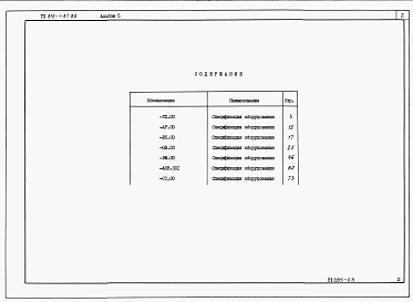 Альбом 5 Спецификации оборудования