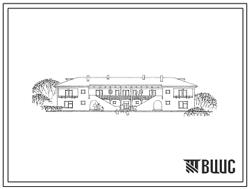 Типовой проект 214-1-311с.85 Детские ясли-сад на 90 мест. Для строительства в 3Б, 4Б, 4В климатических подрайонах сейсмичностью 7 и 8 баллов