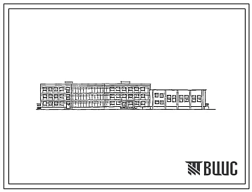 Типовой проект 223-1-439.85 Школа на 22 классов (834-864  учащихся).  Здание двух-, трехэтажное. Стены из крупных легкобетонных блоков.