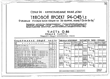 Альбом 1 Часть 0.86 Общая часть Раздел 0-1.86 Общая характеристика проекта