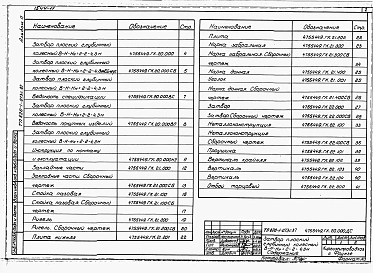 Альбом 11  Затвор плоский глубинный скользящий В-Н-Нн=2-2-4,3 м для отстойника на расход 6 м3/с     