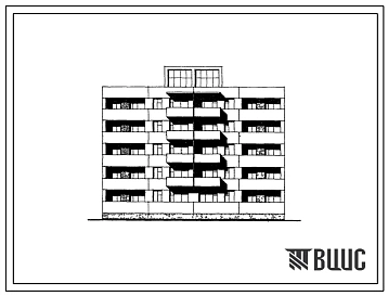 Типовой проект 72-09с Пятиэтажная блок-секция рядовая левая на 19 квартир (однокомнатных 1А-5; двухкомнатных 2А-4; четырехкомнатных 4Б-4; пятикомнатных 5Б-6). Для строительства в 1А климатическом подрайоне Тувинской АССР сейсмичностью 7 и 8 баллонов