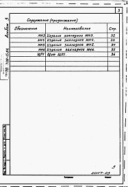 Альбом 3 Приемное устройство. Чертежи строительных изделий.