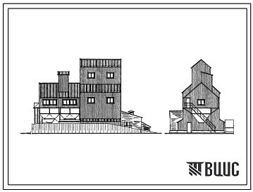 Типовой проект 812-34 Зерноочистительно-сушильный комплекс КЗС-10Д с зерносушилкой СЗШ-16Р