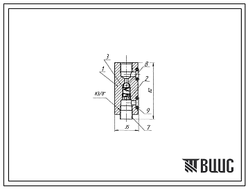 Шифр НР6,3.500.20.00 Клапан переливной  НР6,3.500.20.00