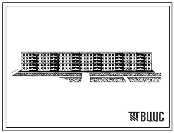 111-82-1 5-этажный 6-секционный крупнопанельный дом на 90 квартир (однокомнатных-1А-5, однокомнатных 1Б-6, двухкомнатных 2А-10, двухкомнатных 2Б-20, трехкомнатных 3А-30, трехкомнатных 3Б-5, четырехкомнатных 4А-5) для строительства во 2В климатическом подр