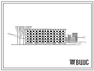 Типовой проект 1Г-450-2к  Пятиэтажный трехсекционный жилой дом на 40 квартир. (Стены кирпичные) с техническим подпольем.