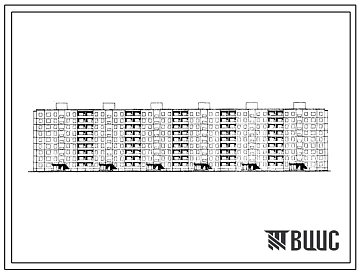 Типовой проект П-49-06/М Девятиэтажный шестисекционный крупнопанельный жилой дом на 215 квартир