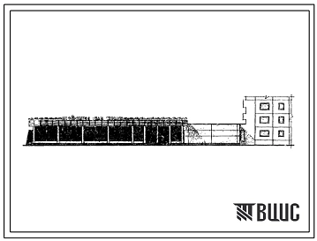 Типовой проект 272-18-14сп.83 Унифицированный блок обслуживания для пристройки к жилым домам любых серий. (Блок 6). Тип 2. Промтоварный магазин «Товары для дома» торговой площадью 1000 м2.