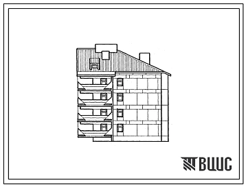 Типовой проект 17-0126.13.88 Блок-секция торцевая на 16 квартир (однокомнатных – 8, двухкомнатных – 8). Общая площадь квартир 879 м2 (СТЕНЫ ИЗ КРУПНЫХ ЛЕГКОБЕТОННЫХ БЛОКОВ, Перекрытия железобетонные. Полное инженерное благоустройство, Одноэтажные, Двухэта