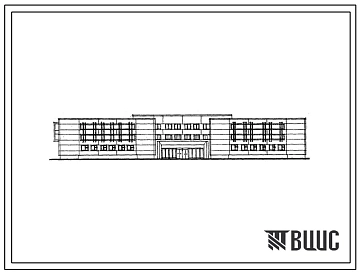 Типовой проект 222-1-392с Школа общеобразовательная средняя на 40 классов (1568 учащихся) в конструкциях серии ИИС-04.