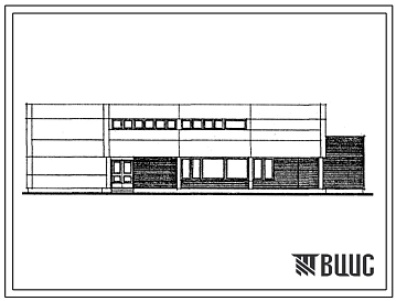 Типовой проект 272-20-155.13.86 Столовая на 50 мест с магазином повседневного спроса торговой площадью 150 м2 (для строительства в Литовской ССР)