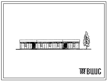 Типовой проект 183-211-13с/1 Одноэтажный двухквартирный дом с квартирами типа 4Б. Для строительства в IVА климатическом подрайоне Туркменской ССР сейсмичностью 7 и 8 баллов.