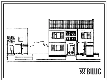 Типовой проект 141-226-5с.83 Двухэтажный одноквартирный жилой дом с квартирой типа 5Б в двух уровнях.