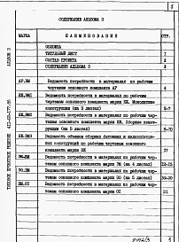 Альбом 3   Ведомости потребности в материалах.      