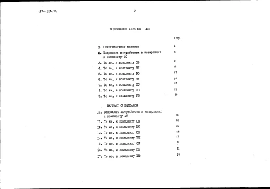 Альбом 8 Ведомости потребности в материалах