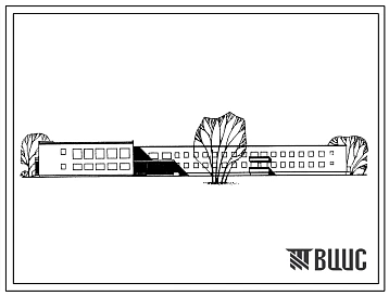 Типовой проект 1Р-03-1/68 Дом-интернат для престарелых инвалидов на 100 мест. Для строительства в 1 и 2 строительно-климатических зонах.
