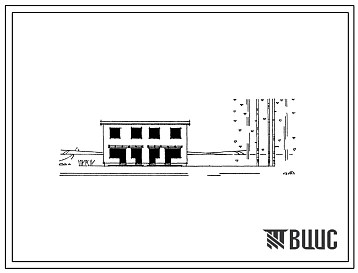 Типовой проект 144-32-38  2-этажный 2-квартирный кирпичный жилой дом с 5 комнатными квартирами в двух уровнях.