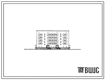 Типовой проект 114-74-1м 4-этажный 2-секционный кирпичный жилой дом на 24 квартиры.