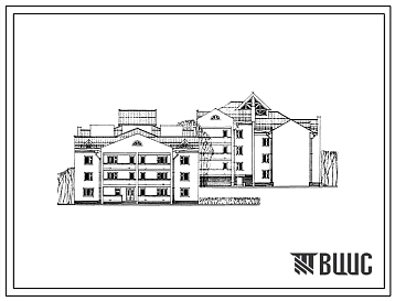 Типовой проект У.144-24-333.93 12-квартирная рядовая блок-секция с 2 и 3-комнатными квартирами (проект переведен в формат DWG)