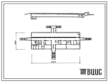 Типовой проект 292-6-13 Тир для стрельбы на дистанции 10, 25 и 50 м. Расположение-подземное.