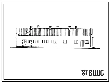Типовой проект 801-5-28.85 Молочный блок производительностью 6 т молока в сутки. Размеры здания - 12x24 м. Расчетная температура: -30, -40°С. Стены – кирпичные. Покрытие - железобетонные плиты