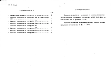 Альбом 3 Ведомости потребности в материалах