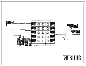 Типовой проект 96-020 Пятиэтажная блок-секция рядовая 3А-4Б на 10 квартир, унифицированная для трех инженерно-геологических условий строительства.