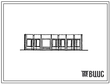 Типовой проект 261-22-32.13.88 Отделение связи IV группы. Для Ленинградской области. Здание одноэтажное. Стены из трёхслойных легкобетонных панелей по серии 1.090.1-1.